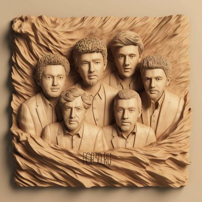 One Direction 2 stl model for CNC